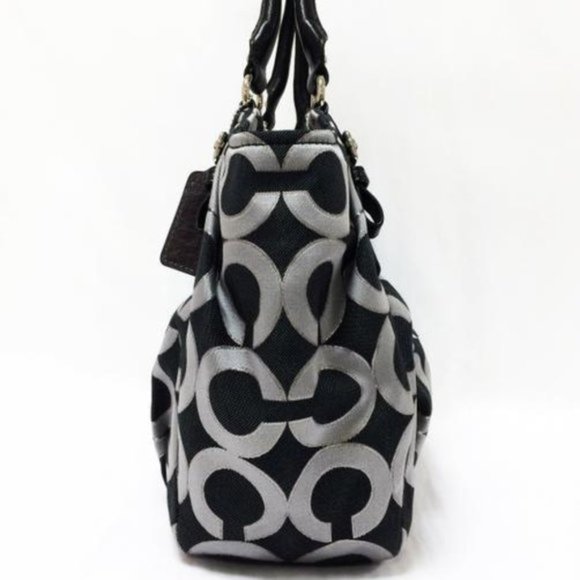 Coach Op Art Handbag 18639 - Picture 4 of 14